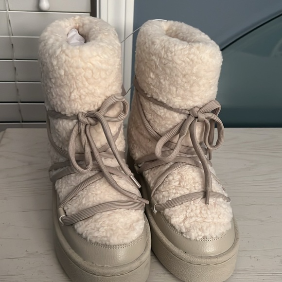Hm warm lined teddy bear fleece boots - Picture 10 of 12